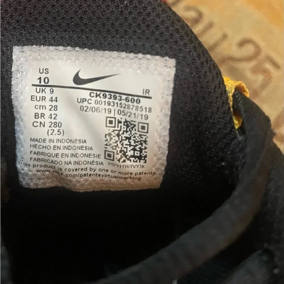 NIKE Air Max Plus Tn Sunburst Pack Sneakers Size 10 - Picture 9 of 10